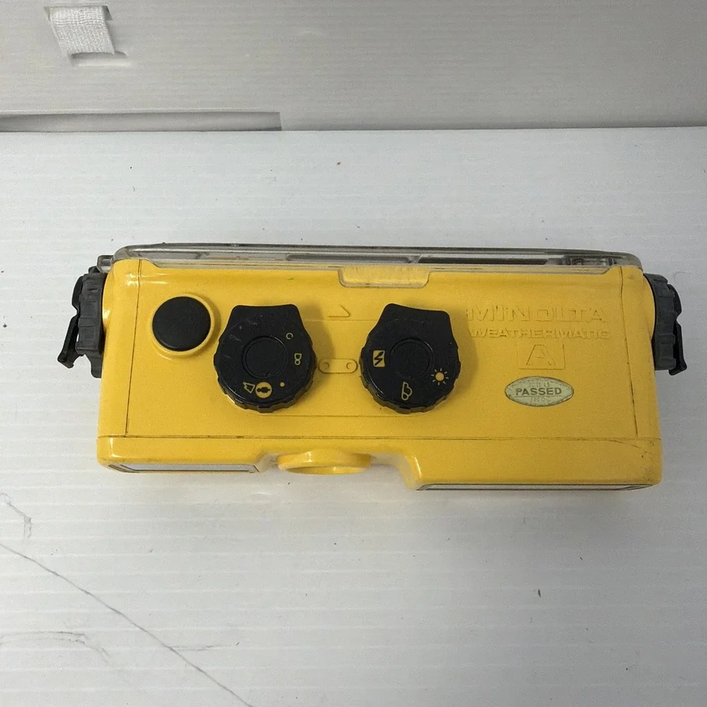 Minolta Weathermatic A - Underwater 110 Camera Tested and Working